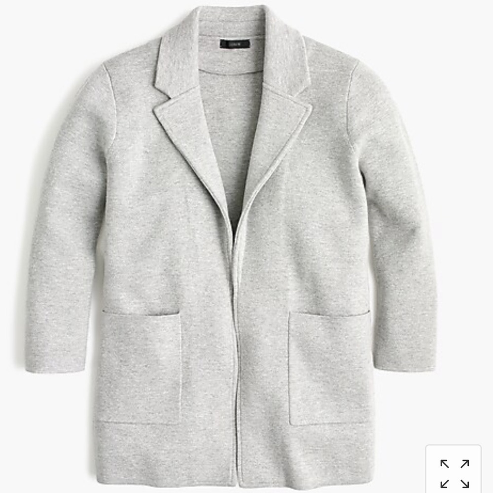 J crew Sophie open-front sweater-blazer